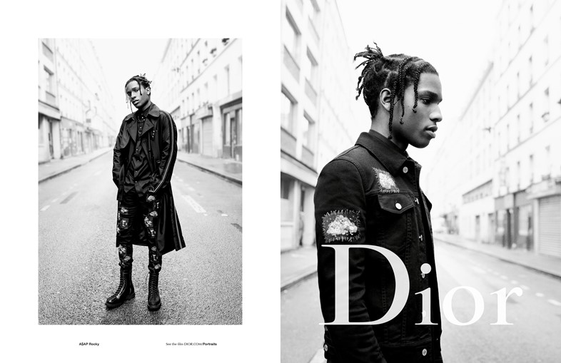 Dior Homme campaign A$AP Rocky Willy Vanderperre