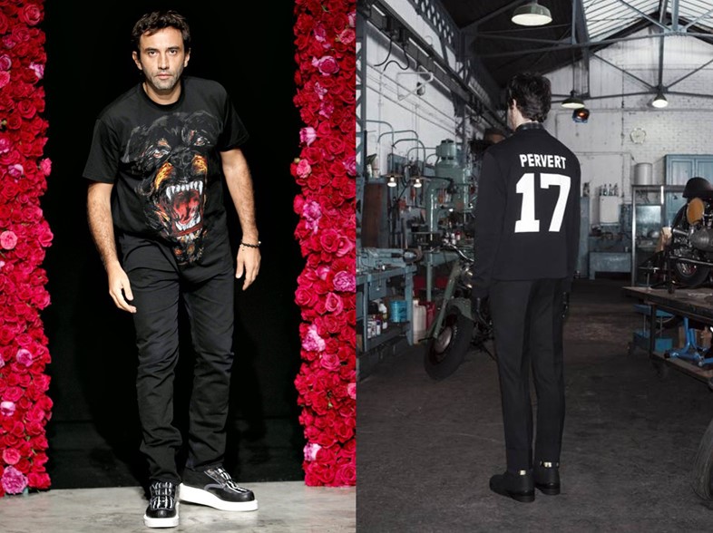 Riccardo Tisci’s ‘Rottweiler’ and ‘Pervert 17’ t-shirts for 