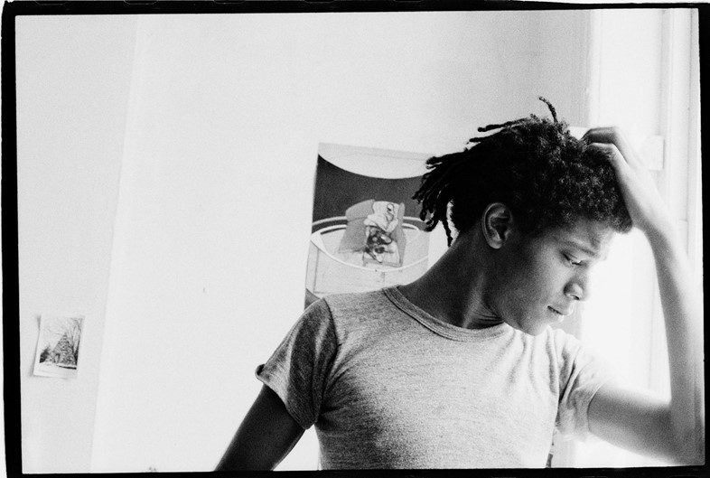 Basquiat in the apartment
