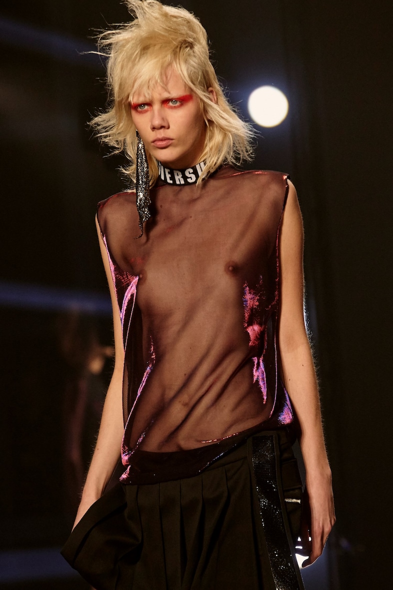 Versus Versace AW17 womenswear London LFW dazed 