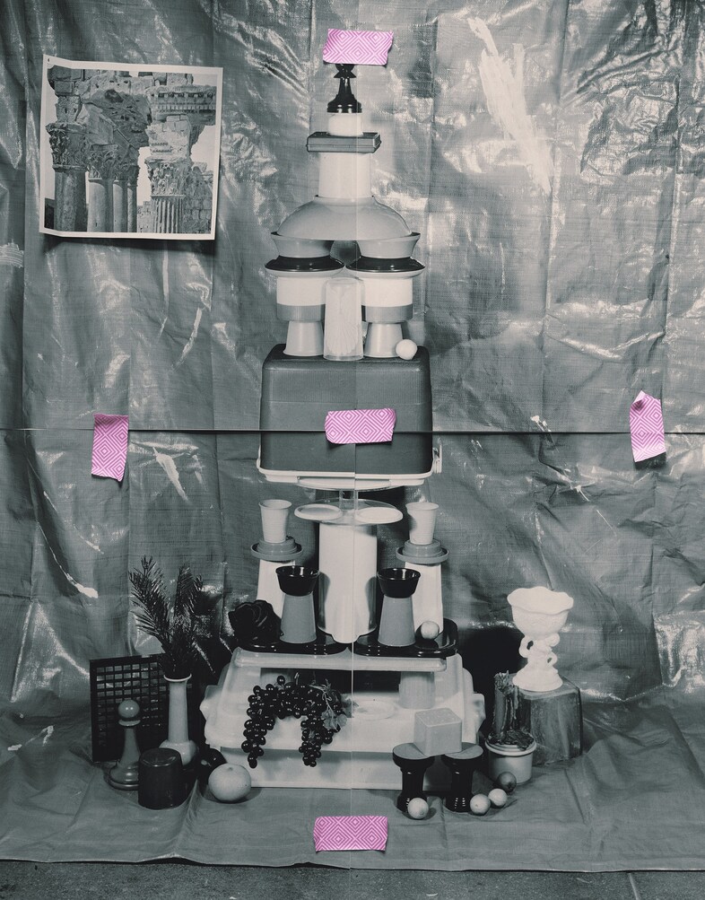 Sara Cwynar, Corinthian Column (Plastic Cups), 2014 9