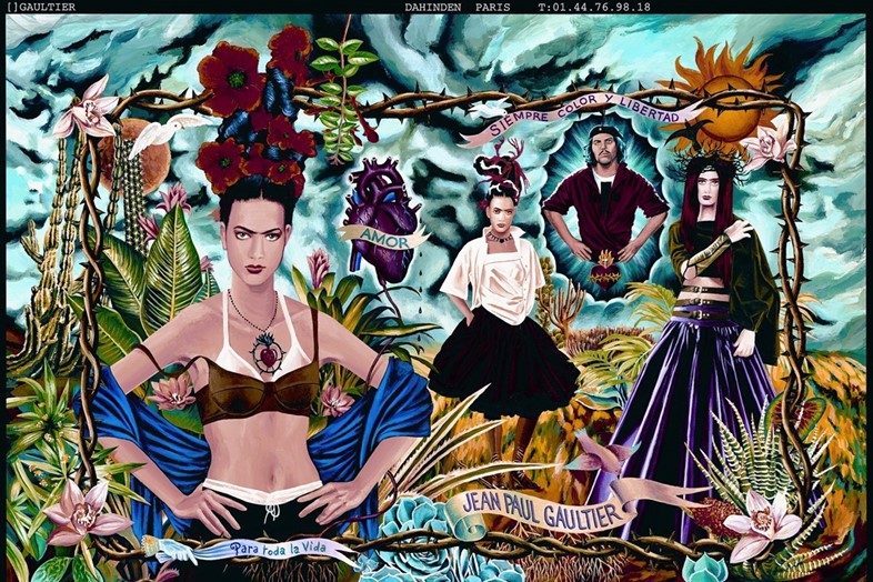 frida kahlo jean paul gauliter 1998 illustration ss98