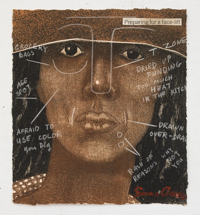 EL154.04_WWAR_Emma AmosPreparingforFaceLift1981cEm