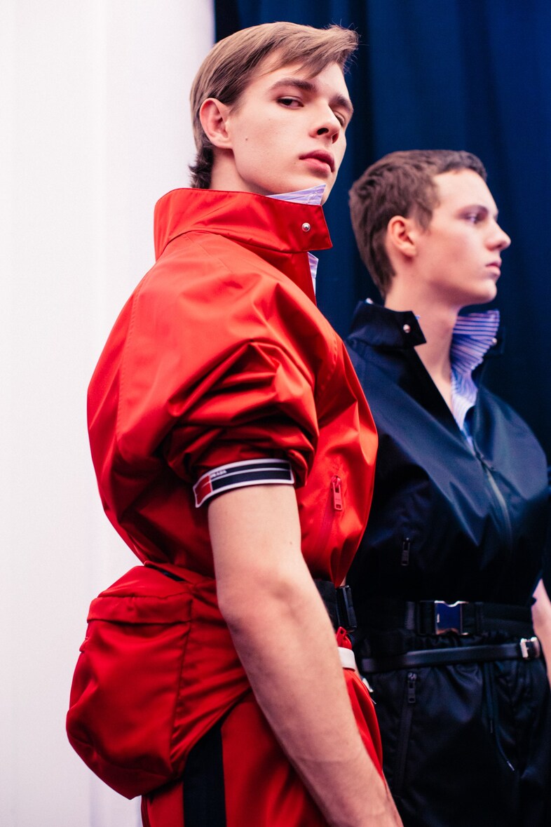 prada ss18 show milan menswear comic james jean 