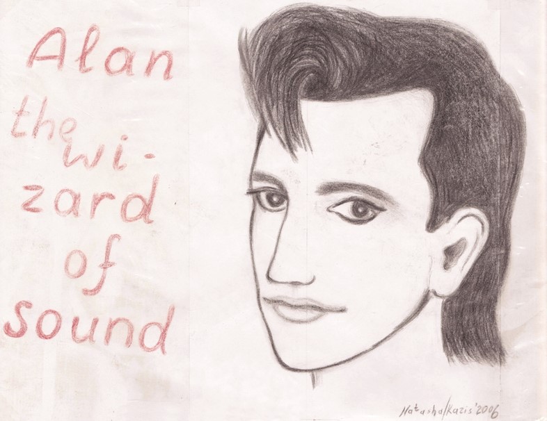 Alan Wilder drawing by Depeche Mode fan