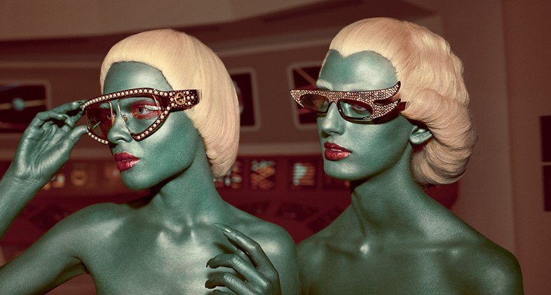 Gucci alessandro michele glen luchford sci-fi aliens 