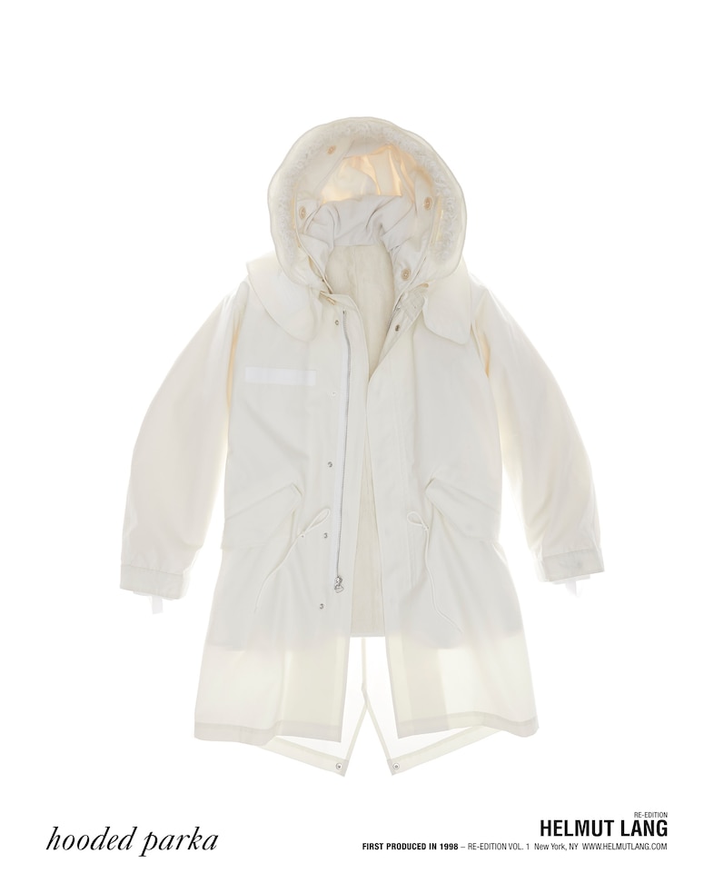 HELMUT LANG RE-EDITION 1998 HOODED PARKA