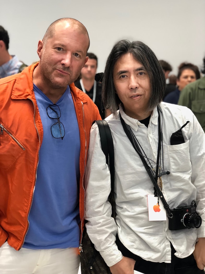 Jony Ive and Hiroshi Fujiawara