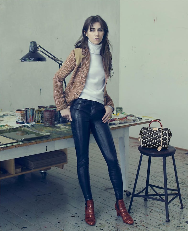 Charlotte Gainsbourg louis vuitton aw14 campaign