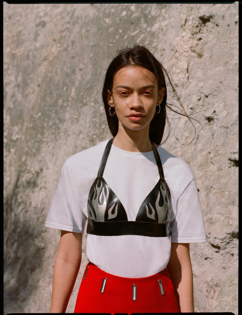 hanger aw17 latex claire yurika davis asos 10