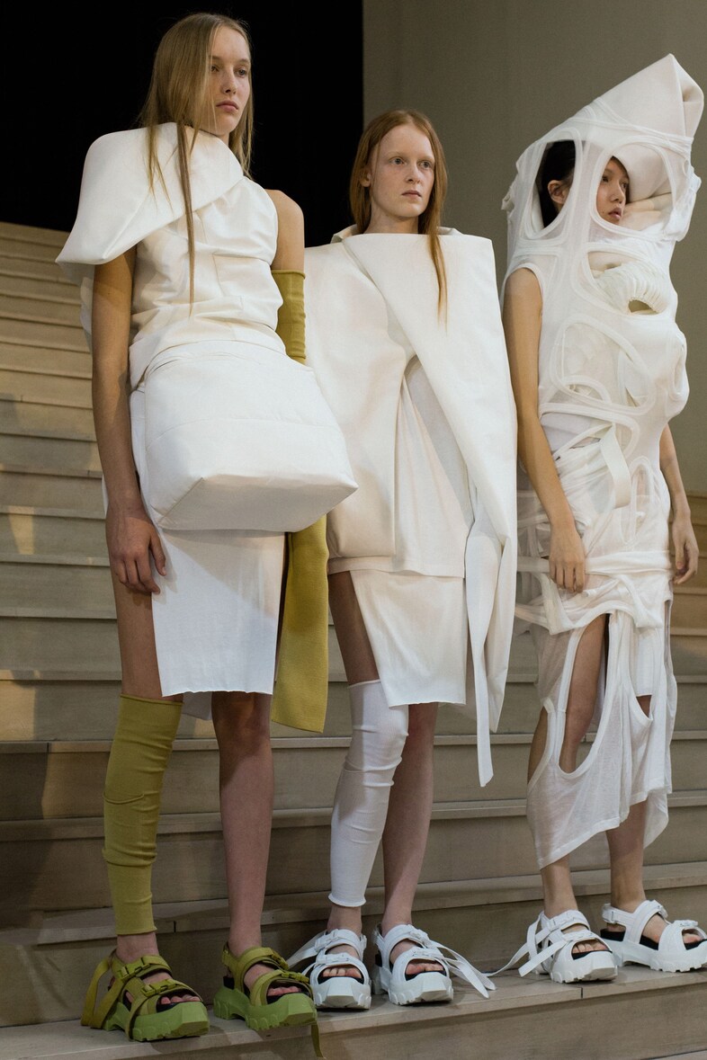 rick owens ss18 paris fashion pfw michele lamy