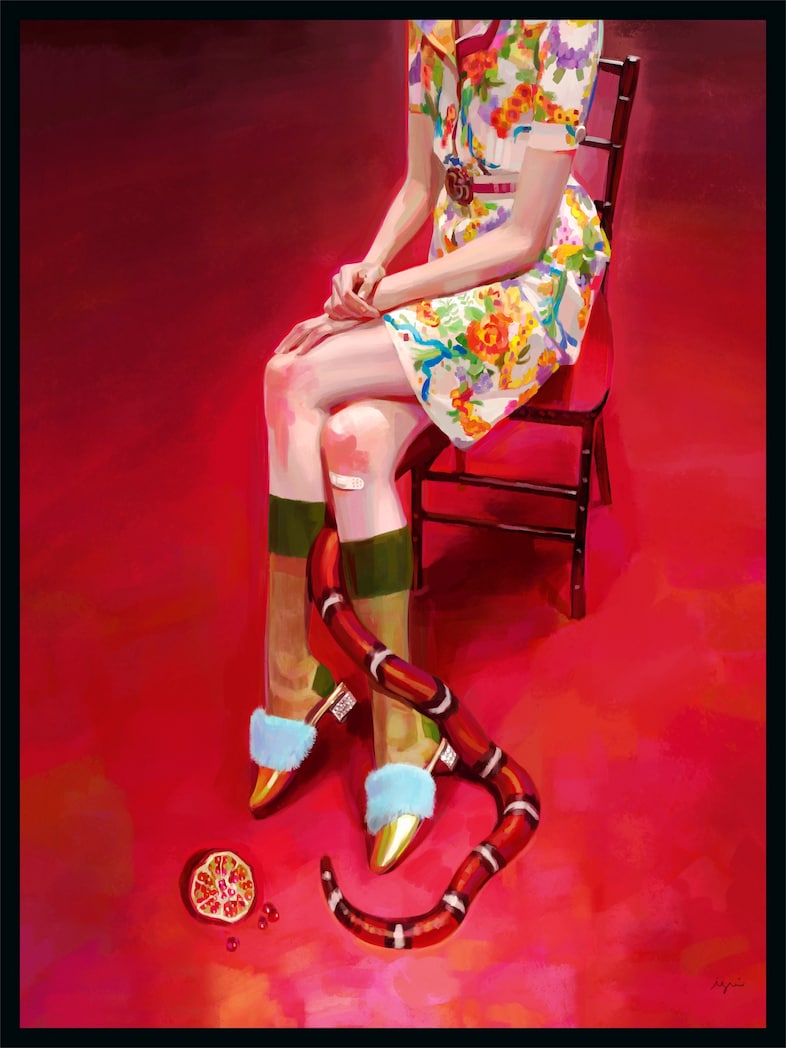 gucci illustration fashion ignasi monreal gift giving 