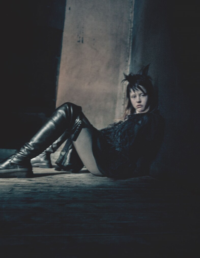 paolo roversi dazed robbie spencer comme des gar&#231;ons fashion 33