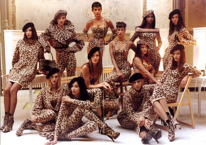 Azzedine Alaia aw91 leopard fashion paris
