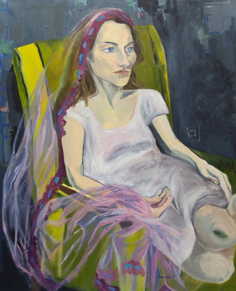 Kirke, Jemima, Woman on a Chair with Veil, 2017, O 9