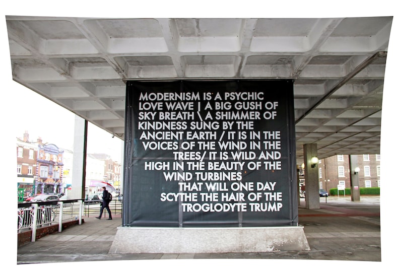 HAMMERMSMITH POEM TRUMP SIDE
