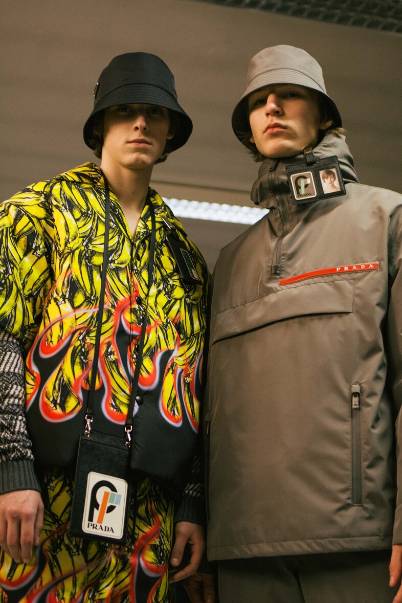 miuccia prada aw18 menswear milan mfw 