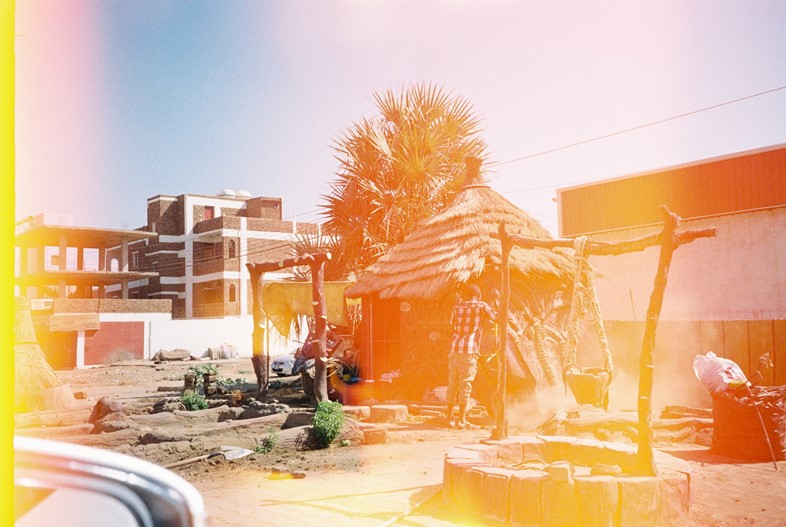 A street in the outskirts of Khartoum, Sudan
