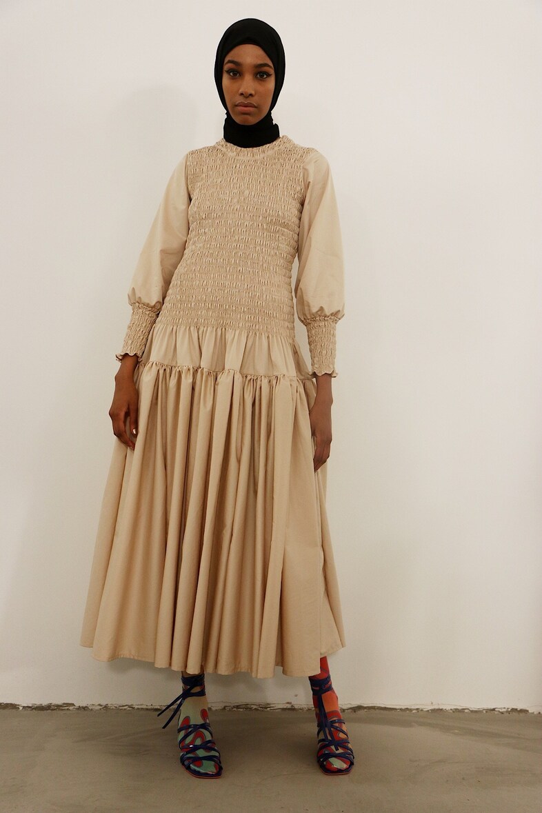 molly goddard aw18 show london lfw fashion week 