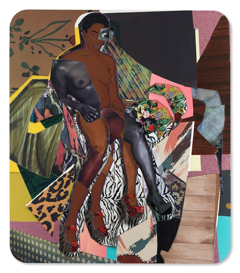 Mickalene ThomasCourbet 3 (Sleep)_1 1