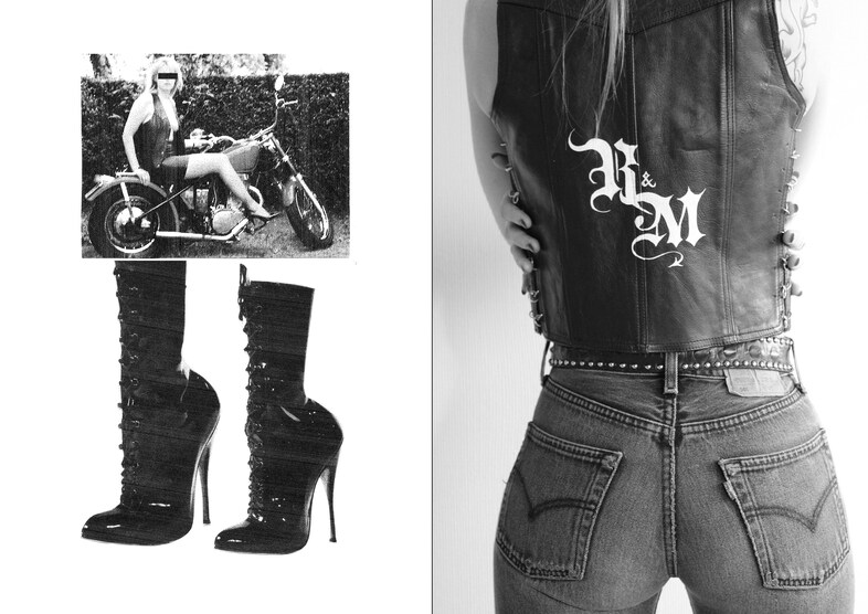 ruby mariani r&amp;m leathers zine fetish wear collection