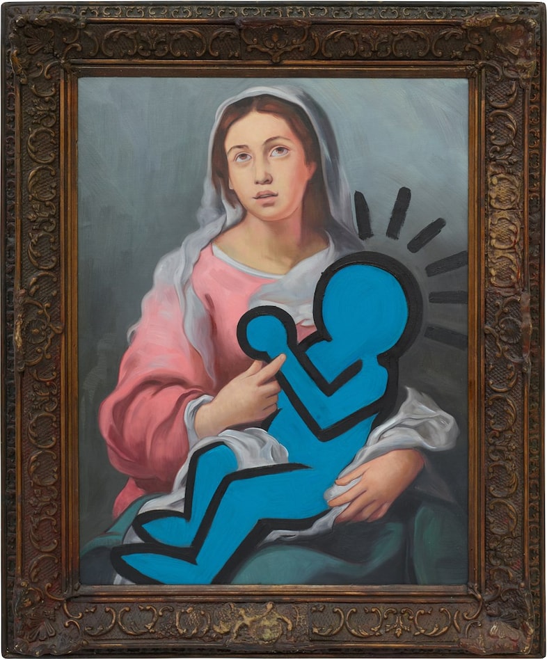 Keep Smiling by Mr Brainwash
