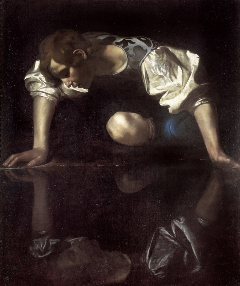132 Caravaggio Narcissus 3