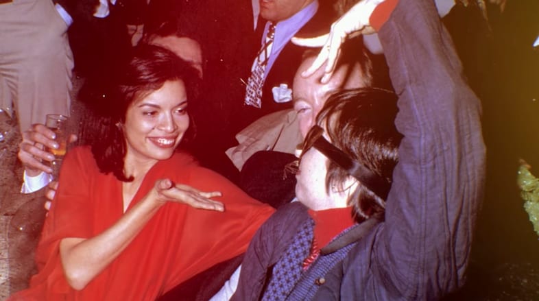 partygoers at Studio 54 via YouTube