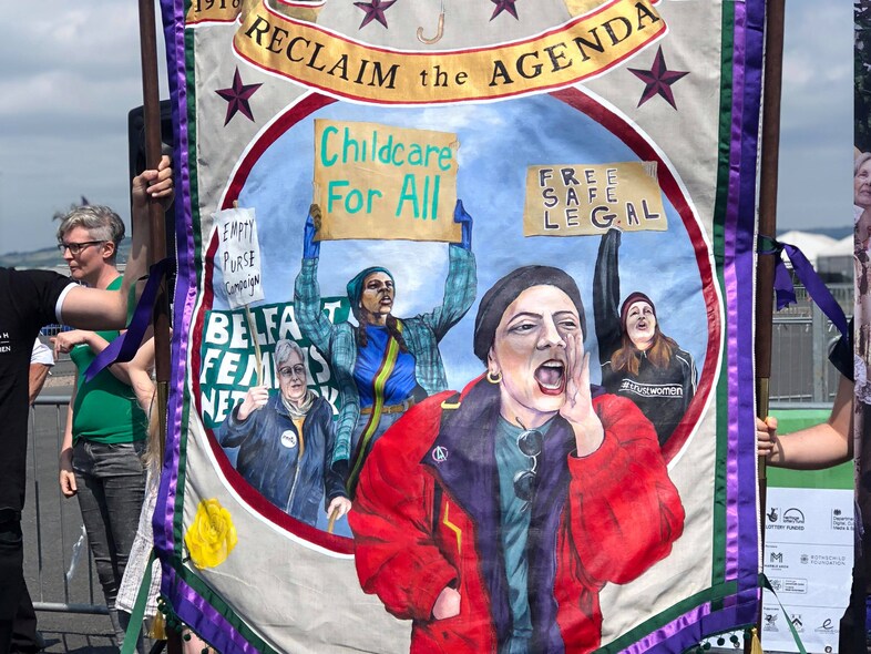 The procession in Belfast
