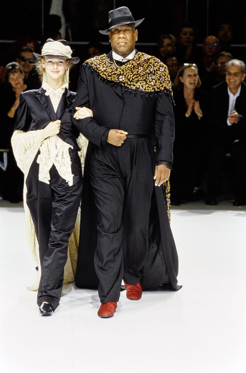 andre leon talley yohji yamamoto ss98 model