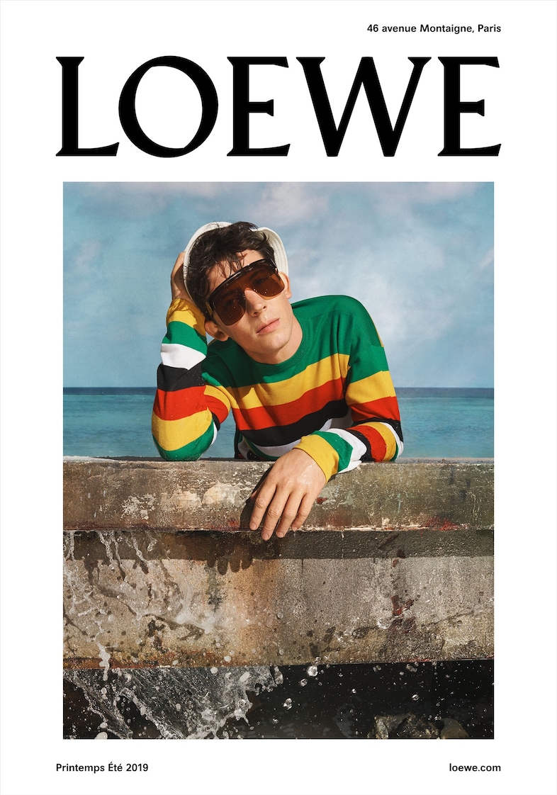 Loewe ss19 campaign Jonathan Anderson Steven meisel