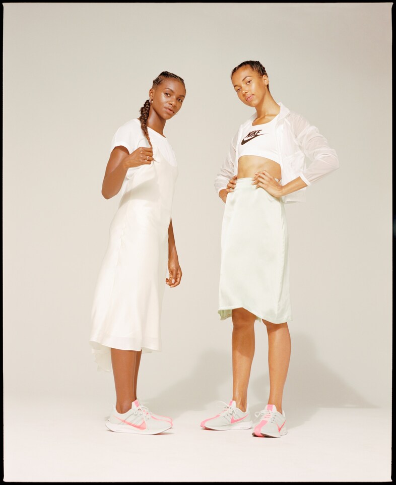 Dina Asher-Smith and Morgan Lake 0