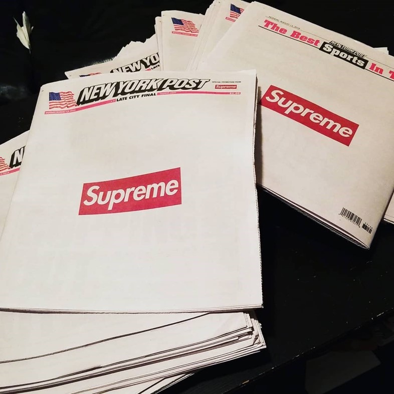 There’s a Supreme-branded newspaper for one day only | Dazed