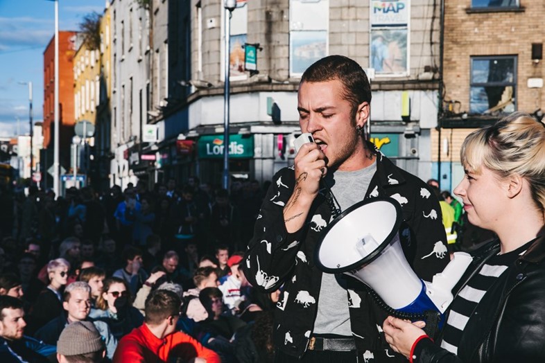 Dublin’s housing protest