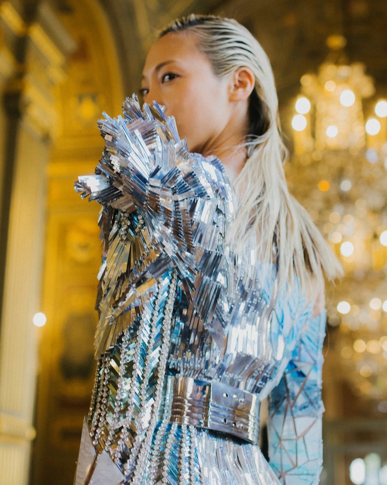 Balmain SS19 olivier rousteing paris pfw fashion week 8