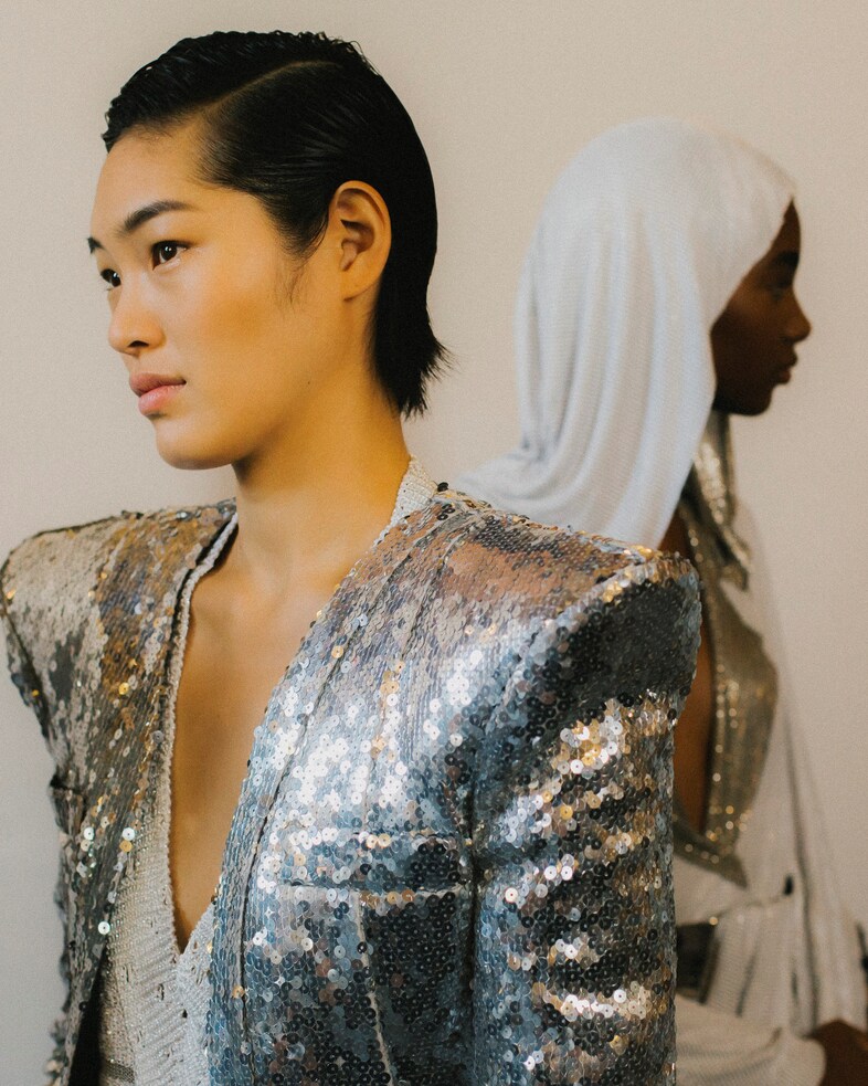Balmain SS19 olivier rousteing paris pfw fashion week 17