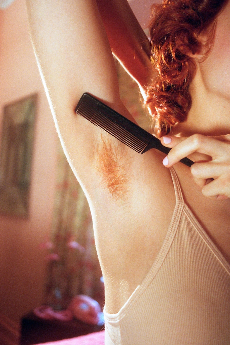 Ashley Armitage responds to body hair trolls