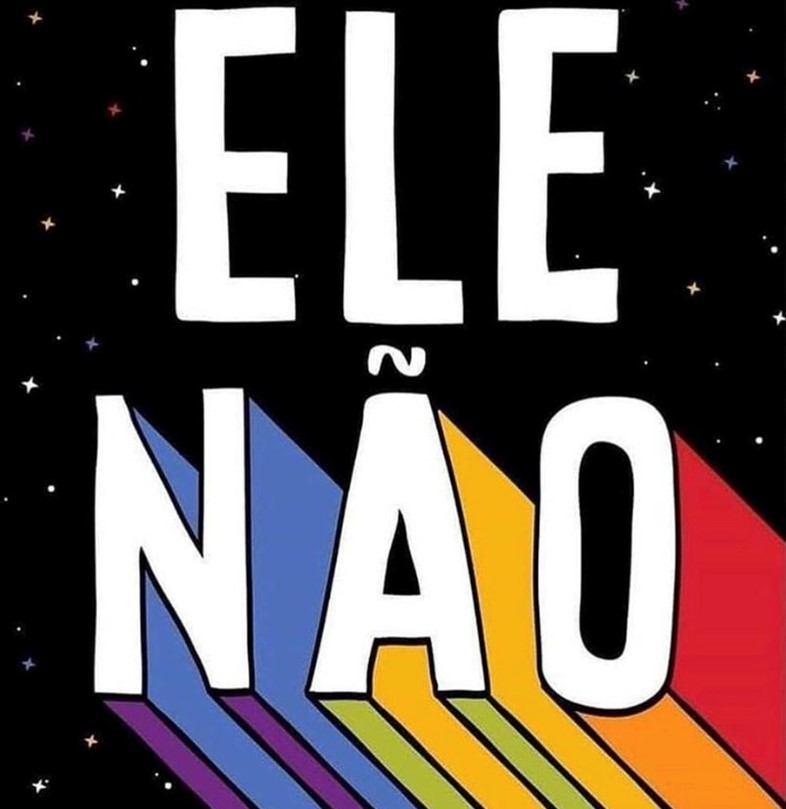 Ele Nao protest against Jair Bolsonaro