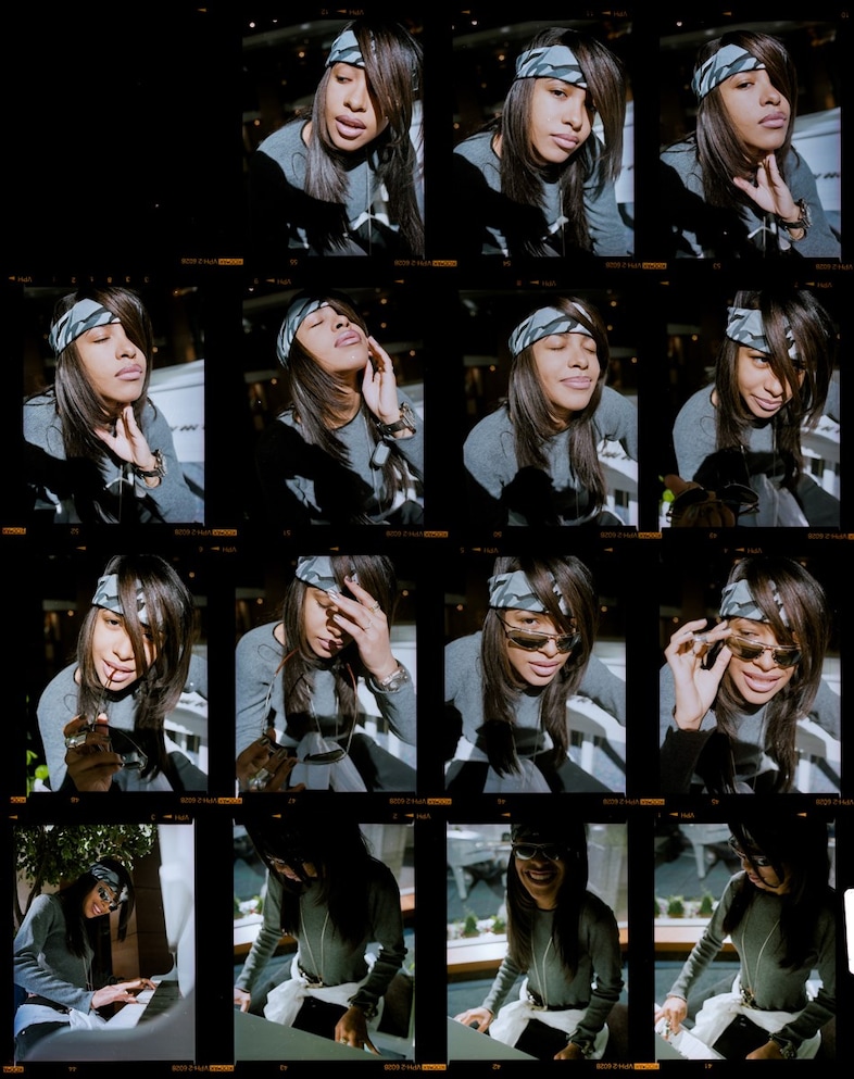 Aaliyah, photographed by Eddie OTCHERE