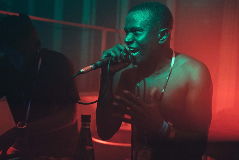 Bamba Pana and Makaveli performing at Unsound, 2018