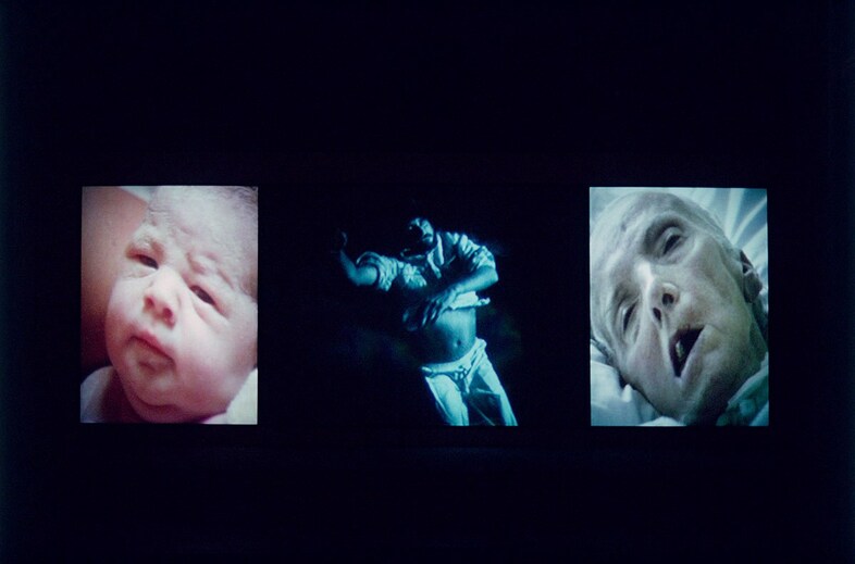 Bill Viola, “Nantes Triptych” (1992)