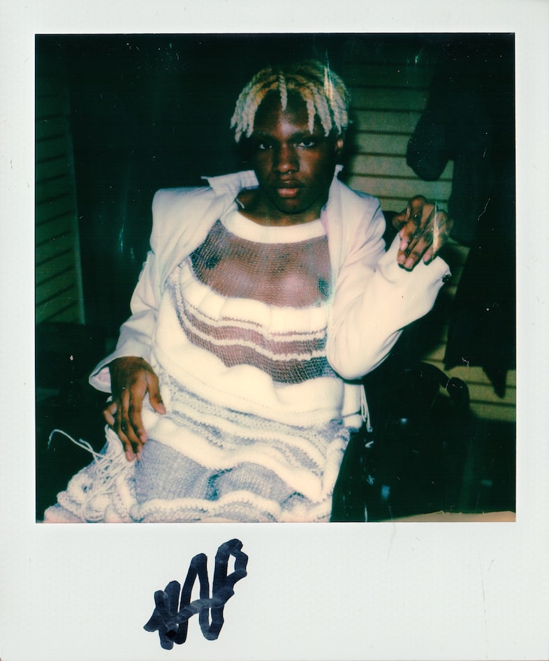 BTS at No Sesso AW19 Dazed Backstage NYFW Aaron Philip 5