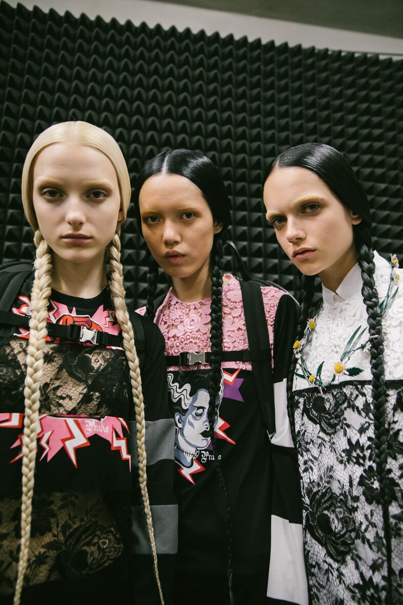 miuccia prada aw19 milan fashion week mfw 