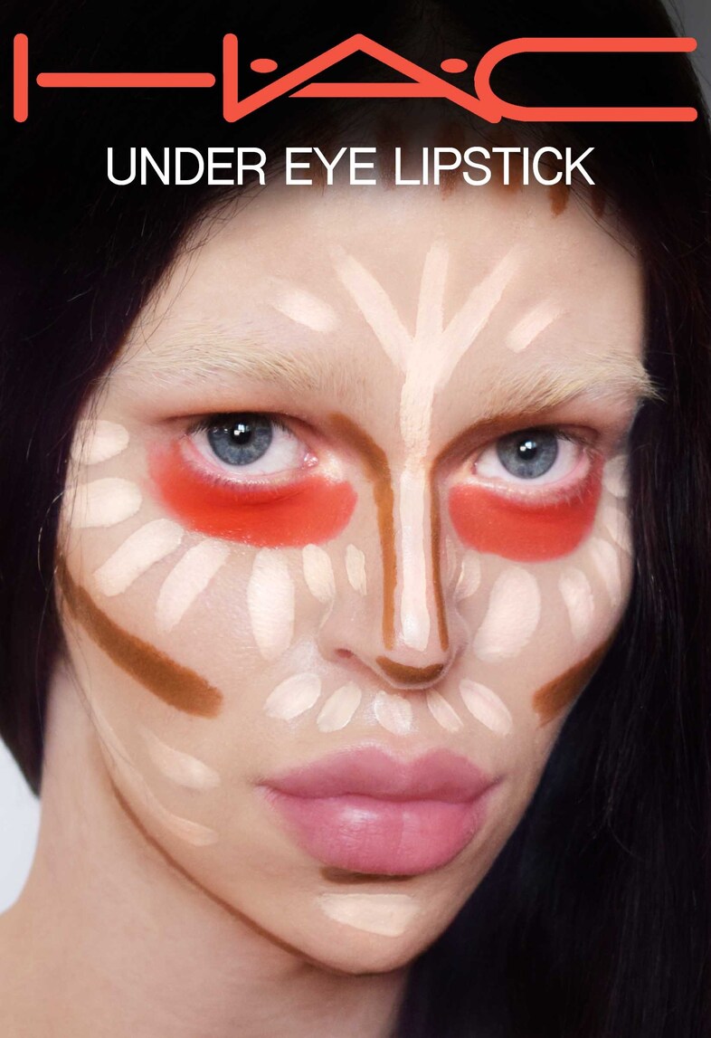 red lipstick
