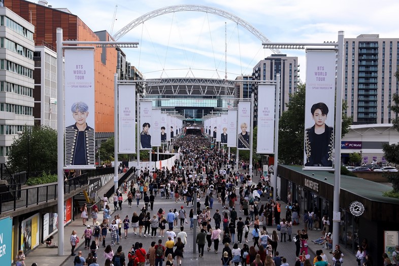BTS appear at Wembley