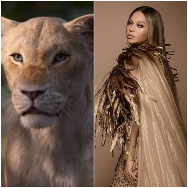 Beyonce as Nala in Lion King