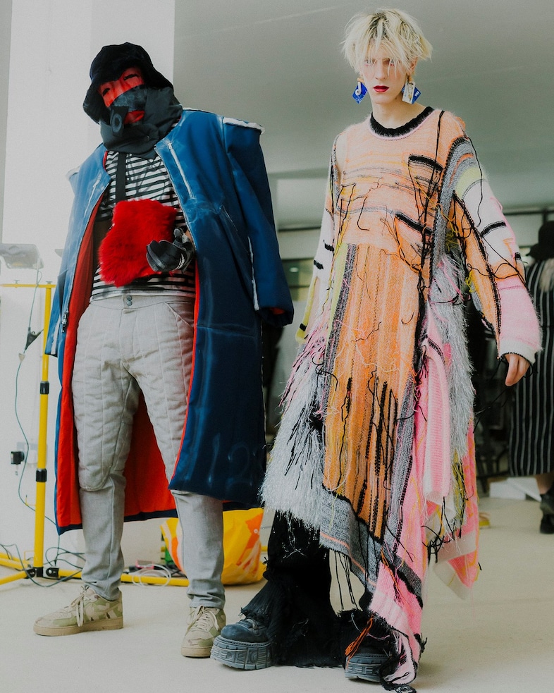 RCA Fashion 2019 Royal College of Art Dazed Backstage 9