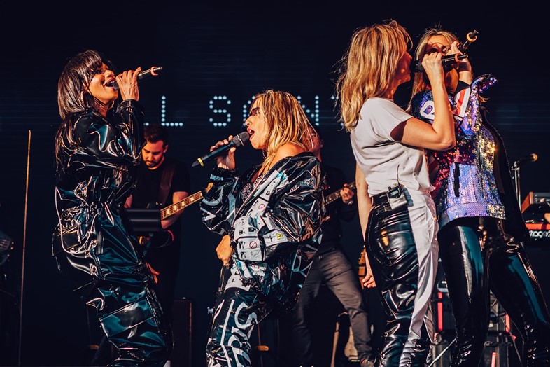 All Saints on stage at London’s Mighty Hoopla festival
