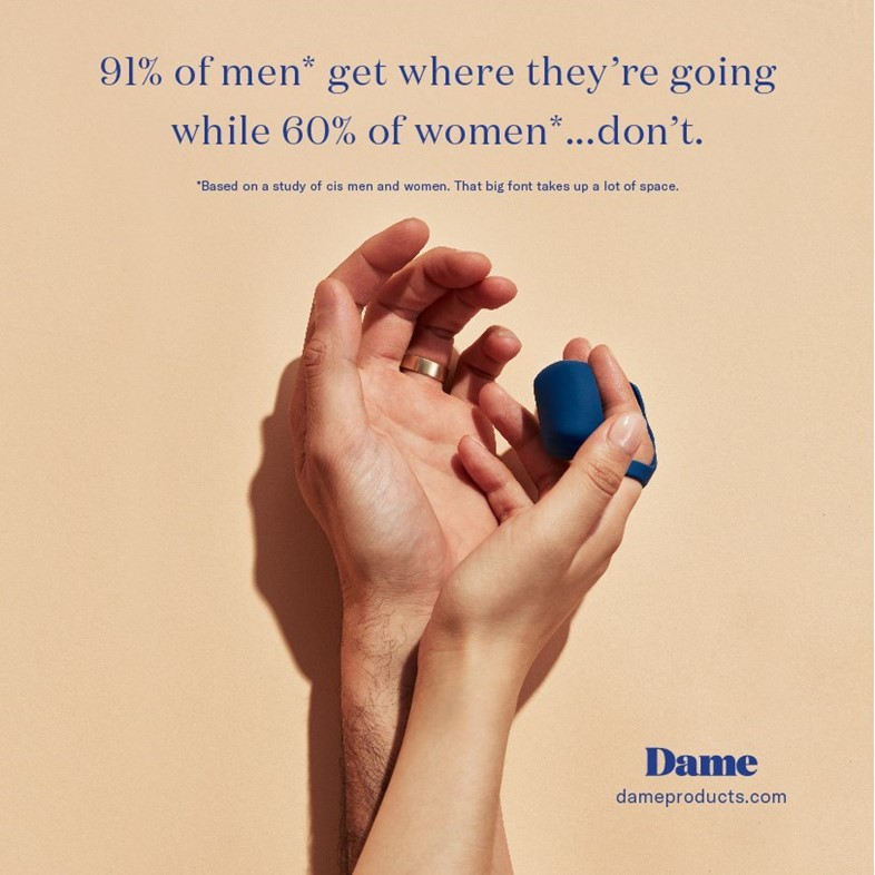 Dame Products sex toy advert