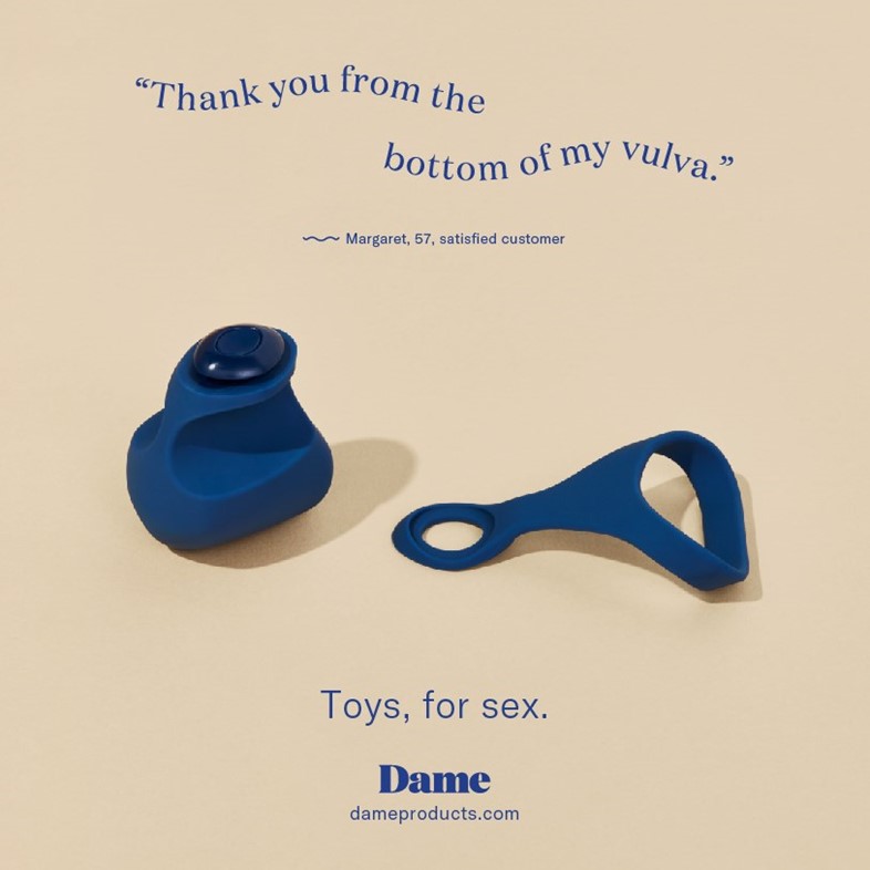 Dame Products sex toy advert 2